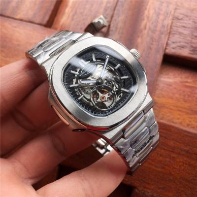 Replica Nautilus Japan Miyota 8215 Automatic Movement Mens Watch Skeleton Dial Stainless Steel B E14