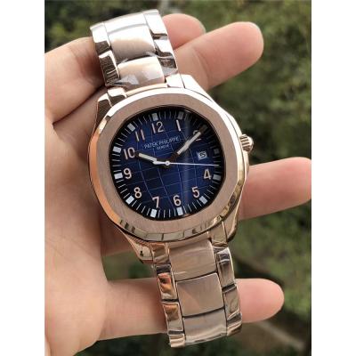 Replica Aquanaut A2813 Automatic Movement Mens Watch Black Dial Rose Gold A E15