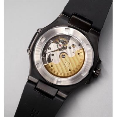 Replica Nautilus A21j Automatic Movement Mens Watch White Dial Rubber Strap A E18