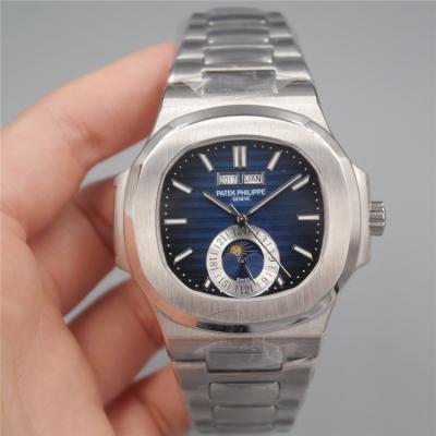 Replica Nautilus A21j Automatic Movement Mens Watch Blue Dial Stainless Steel K E18