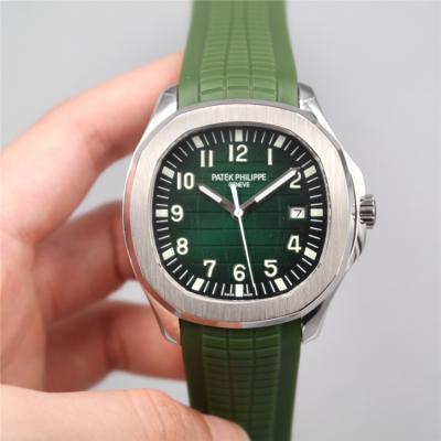 Replica Aquanaut A21j Automatic Movement Mens Watch Green Dial Rubber Steel C E21