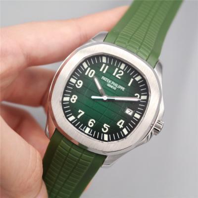 Replica Aquanaut A21j Automatic Movement Mens Watch Green Dial Rubber Steel C E21