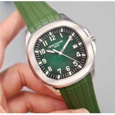 Replica Aquanaut A21j Automatic Movement Mens Watch Green Dial Rubber Steel C E21