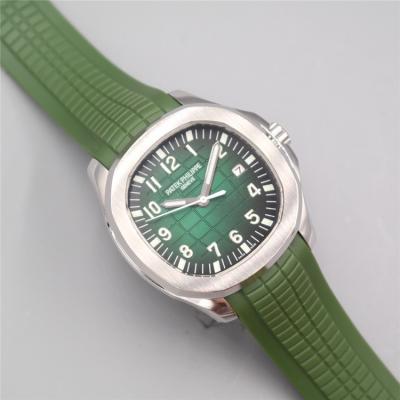 Replica Aquanaut A21j Automatic Movement Mens Watch Green Dial Rubber Steel C E21