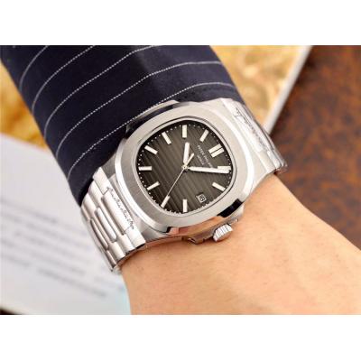 Replica Nautilus A21j Automatic Movement Mens Watch White Dial Stainless Steel B E25