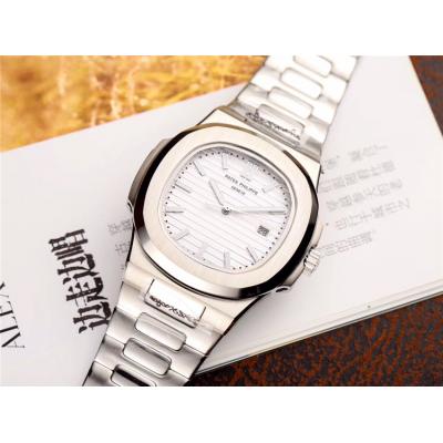 Replica Nautilus A21j Automatic Movement Mens Watch White Dial Stainless Steel B E25