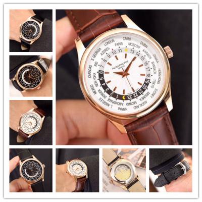 Replica Calatrava Japan Miyota 8215 Automatic Movement Mens Watch White Dial Leather Strap E26