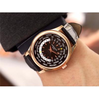 Replica Calatrava Japan Miyota 8215 Automatic Movement Mens Watch White Dial Leather Strap E26