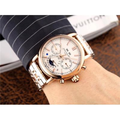 Replica Grand Complications A21j Automatic Movement Mens Watch White Dial Stainless Steel B E28