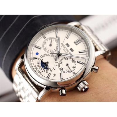 Replica Grand Complications A21j Automatic Movement Mens Watch White Dial Stainless Steel B E28