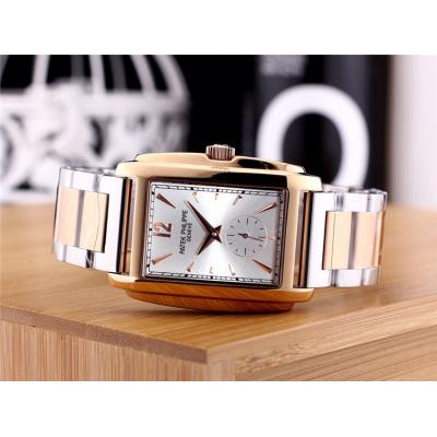 Replica Gondolo A21j Automatic Movement Mens/Womens Watch Black Dial Two Tone Rose Gold A E45