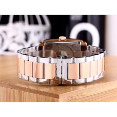 Replica Gondolo A21j Automatic Movement Mens/Womens Watch Black Dial Two Tone Rose Gold A E45