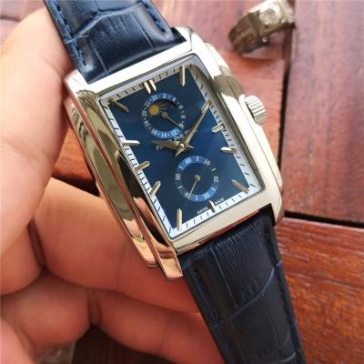 Replica Gondolo A21j Automatic Movement Mens/Womens Watch Blue Dial Leather Strap B E46