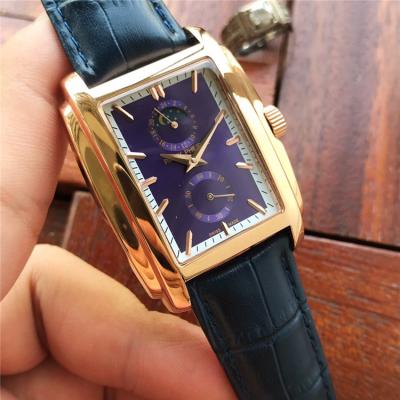 Replica Gondolo A21j Automatic Movement Mens/Womens Watch Blue Dial Leather Strap B E46