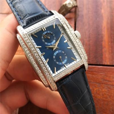 Replica Gondolo A21j Automatic Movement Mens/Womens Watch White Dial Diamonds Case Leather Strap C E46