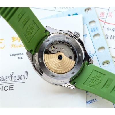 Replica Aquanaut A21j Automatic Movement Mens Watch Green Dial Rubber Strap A E49