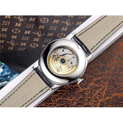 Replica Grand Complications A21j Automatic Movement Mens Watch Black Dial Leather Strap D E51