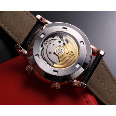 Replica Grand Complications Japan Miyota 8217 Automatic Mens Watch Starry Sky Dial Diamonds Case Leather Strap E60