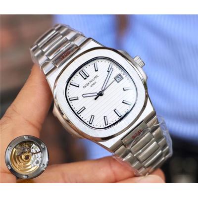 Replica Nautilus 324 Automatic Movement Mens Watch White Dial Stainless Steel A E64