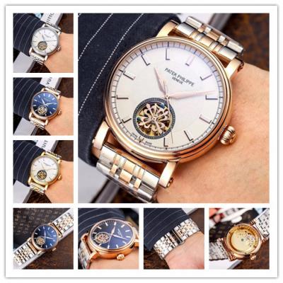 Replica Grand Complications A21j Automatic Movement Mens Watch White tourbillon Dial Two Tone Rose Gold B E70