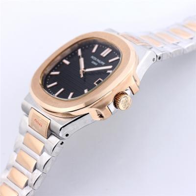 Replica Nautilus 324 Automatic Movement Mens Watch Blue Dial Two Tone Rose Gold C E73