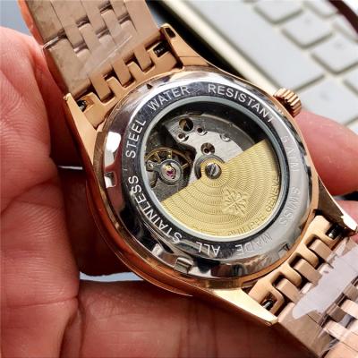 Replica Grand Complications A21j Automatic Movement Mens Watch Starry Sky Dial Rose Gold B E89