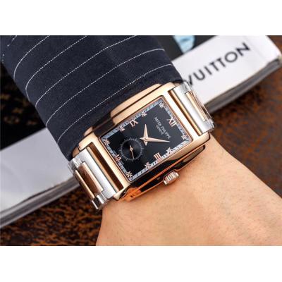 Replica Gondolo A21j Automatic Movement Mens Watch Silver Dial Two Tone Rose Gold A E90