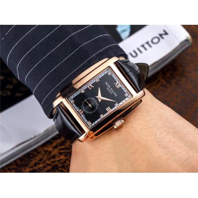 Replica Gondolo A21j Automatic Movement Mens Watch Black Dial Leather Strap B E90