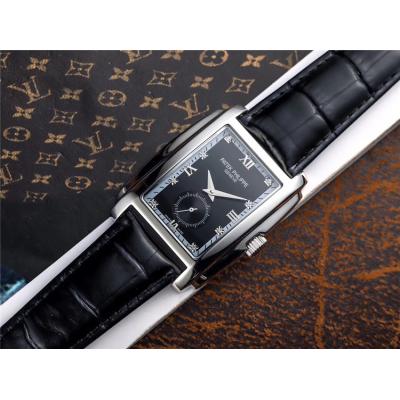 Replica Gondolo A21j Automatic Movement Mens Watch Black Dial Leather Strap B E90