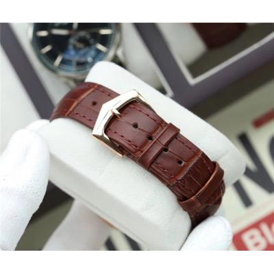 Replica Grand Complications A21j Automatic Movement Mens Watch White Dial Leather Strap E99