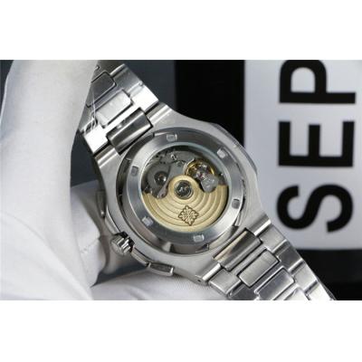 Replica Nautilus A21j Automatic Movement Mens Watch White Dial Stainless Steel A E101