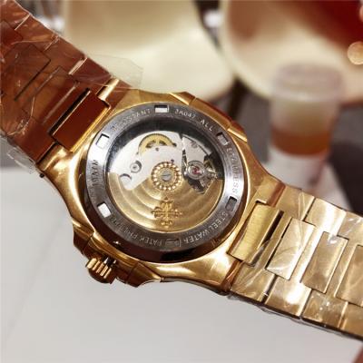 Replica Nautilus A21j Automatic Movement Mens Watch White Dial Frost Gold H E105