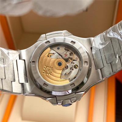 Replica Nautilus A21j Automatic Movement Mens Watch Black Dial Rose Gold E111