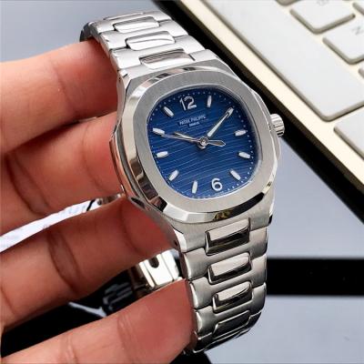 Replica Nautilus A21j Automatic Movement Womens Watch Blue Dial Stainless Steel E125