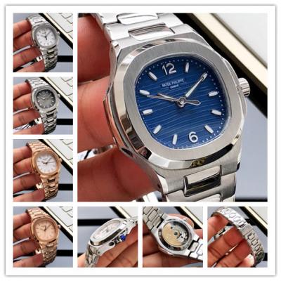 Replica Nautilus A21j Automatic Movement Womens Watch Blue Dial Stainless Steel E125