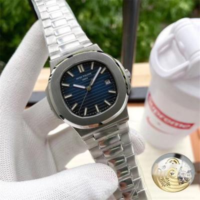 Replica Nautilus A21j Automatic Movement Mens Watch Blue Dial Stainless Steel C E145