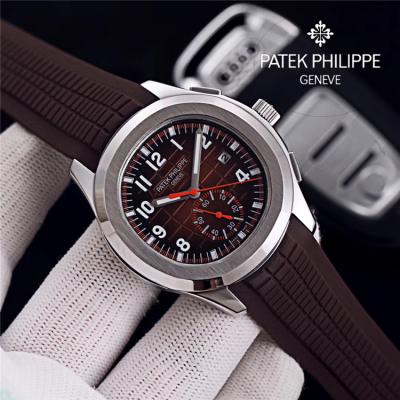 Replica Aquanaut A21j Automatic Movement Mens Watch Brown Dial Rubber Strap A E147