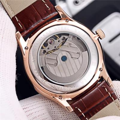 Replica Grand Complications A21j Automatic Movement Mens Watch Tourbillon Dial Leather Strap A E149