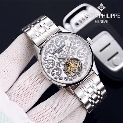 Replica Grand Complications A21j Automatic Movement Mens Watch Tourbillon Dial Stainless Steel B E149