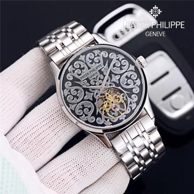 Replica Grand Complications A21j Automatic Movement Mens Watch Tourbillon Dial Stainless Steel B E149