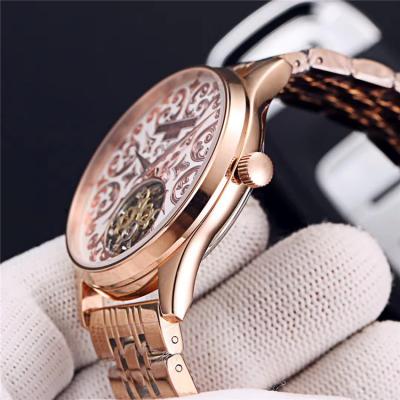 Replica Grand Complications A21j Automatic Movement Mens Watch Tourbillon Dial Stainless Steel B E149