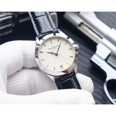 Replica Grand Complications A21j Automatic Movement Mens/Womens Watch White Dial Leather Strap E170