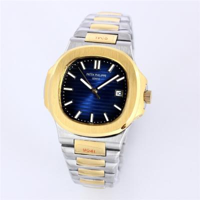 Replica Nautilus 324 Automatic Movement Mens Watch Blue Dial Two Tone Yellow Gold B E173