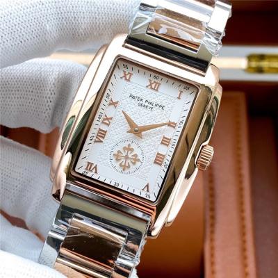 Replica Gondolo A21j Automatic Movement Mens Watch White Dial Two Tone Rose Gold A E185