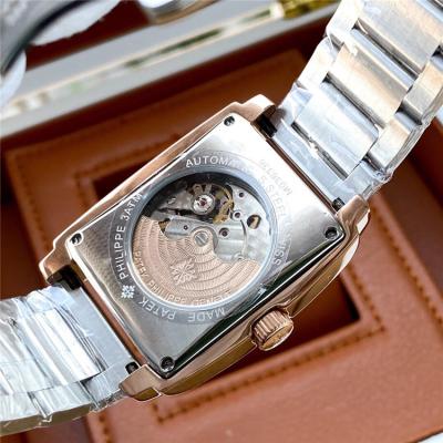 Replica Gondolo A21j Automatic Movement Mens Watch White Dial Two Tone Rose Gold A E185