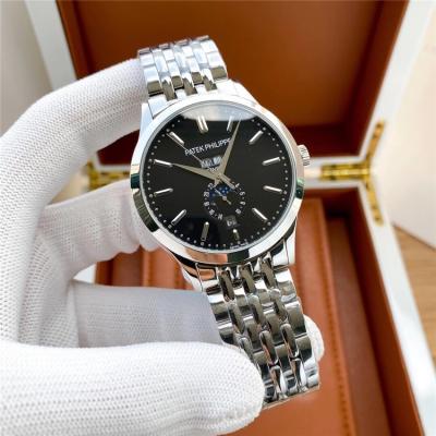 Replica Grand Complications A21j Automatic Movement Mens Watch Black Dial Stainless Steel A E191