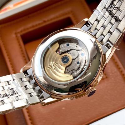 Replica Grand Complications A21j Automatic Movement Mens Watch Black Dial Stainless Steel A E191