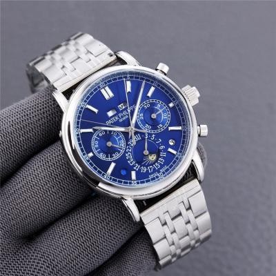 Replica Grand Complications A21j Automatic Movement Mens Watch Blue Dial Stainless Steel E209