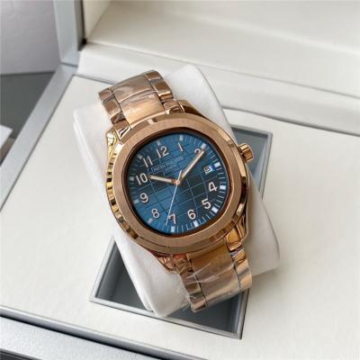 Replica Aquanaut A21j Automatic Movement Mens Watch Blue Dial Rose Gold C E221