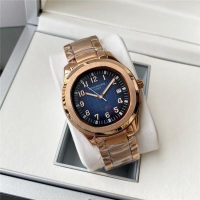 Replica Aquanaut A21j Automatic Movement Mens Watch Blue Dial Rose Gold C E221